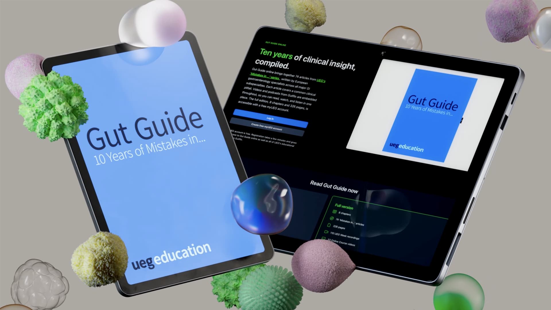 Gut Guide online — promotional hero visual